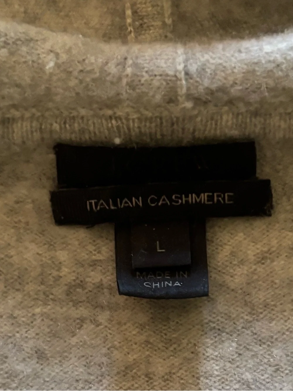 Light Grey Italian Cashmere Sweater